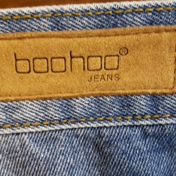 Mid Rise Frayed Hem Denim Booty Shorts SZ 4i - Picture 10 of 14